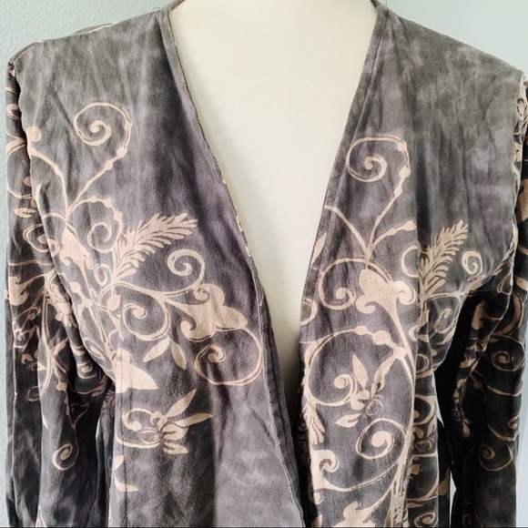 Take Two Open Front Jersey Knit Cardigan Sz XL - Picture 2 of 4